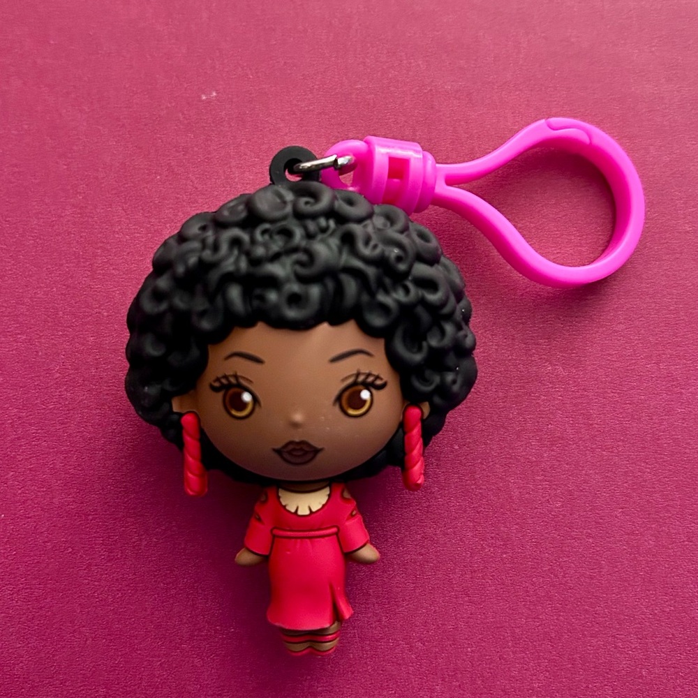 First Black Barbie Figural Bag Clip Series 1 keychain